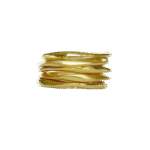 old Multi-Layer Wavy Stack Ring