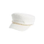 Old Money Pearl Detail Newsboy Hat